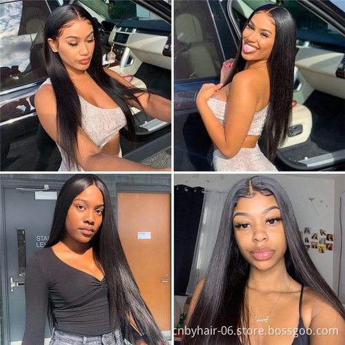 WTop Quality Virgin Cuticle Aligned Hair Super Fine Swiss Lace wig HD Lace Wig with Baby Hair full lace wigs supplier